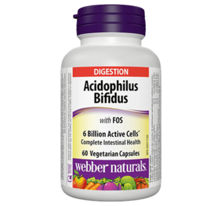 Webber Naturals Acidophilus Bifidus Capsules 60's