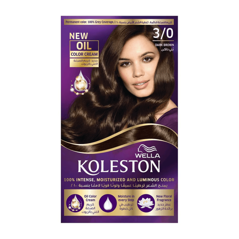 Wella Koleston 3/0 Dark Brown Hair Color