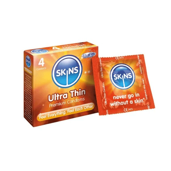 Skins Condoms Ultra Thin 4 Pieces