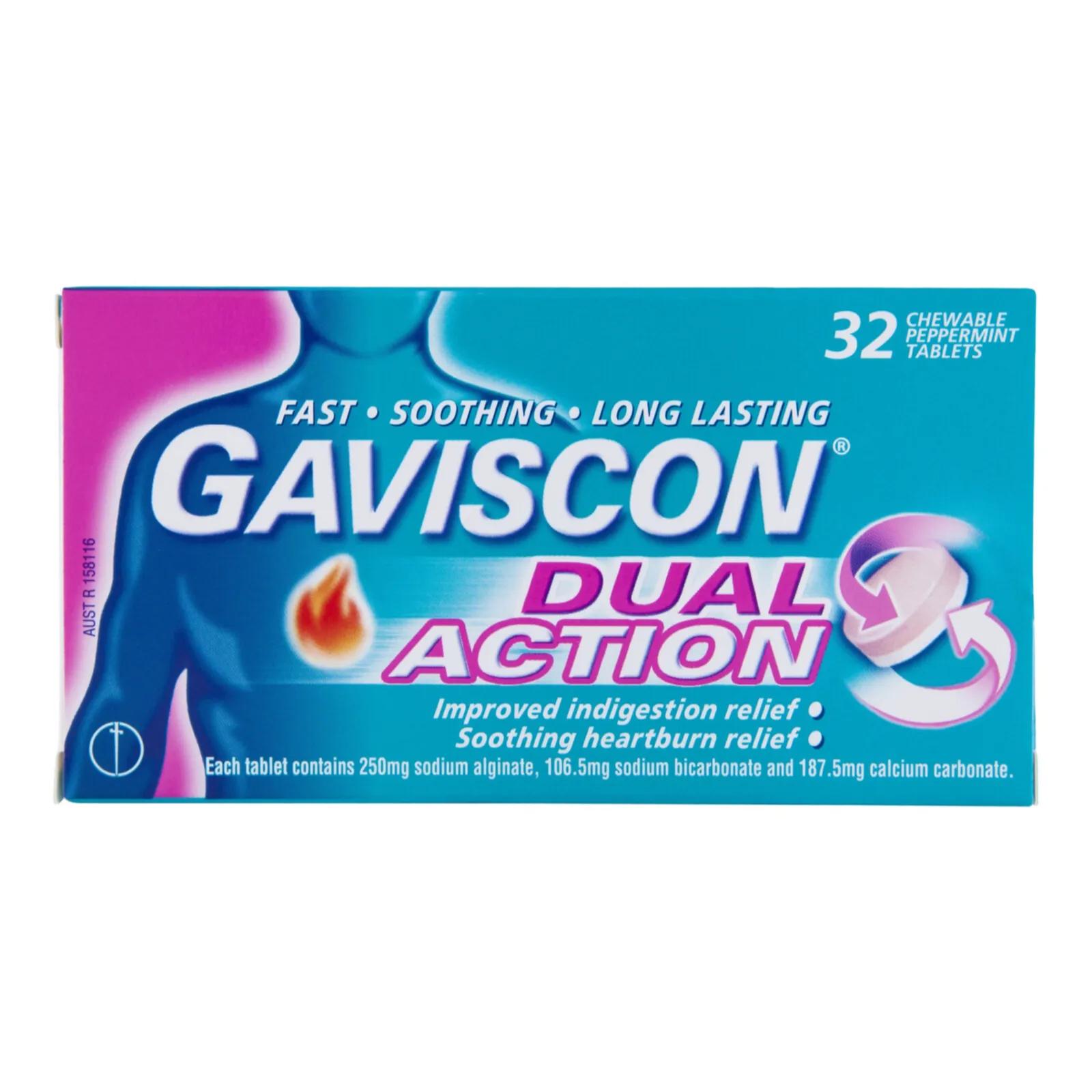 Gaviscon Double Action Chewable tabs 32's