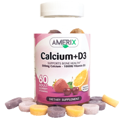 Amerix Calcium + D3 60gummies