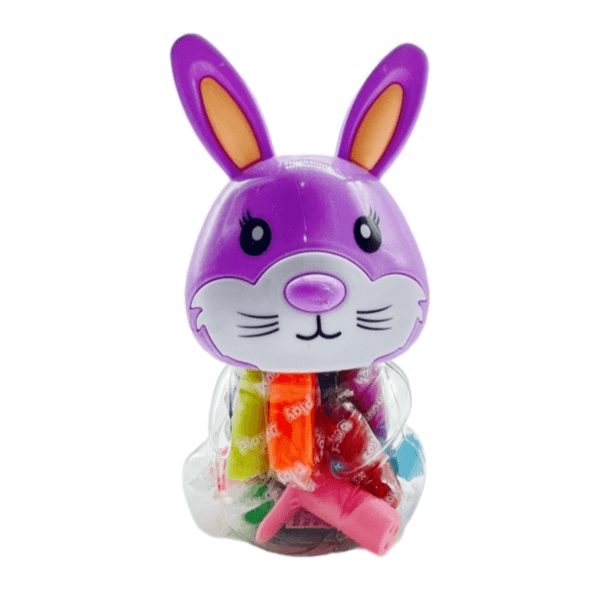 12 Coloured Play Dough And Tool Set Purple Rabbit - 10758