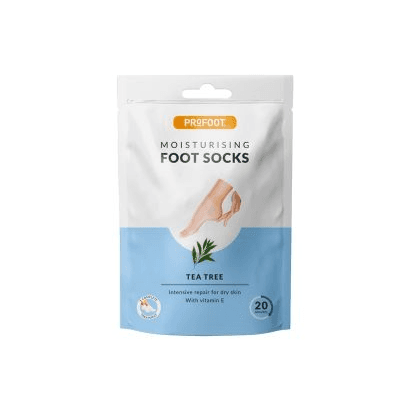 Profoot Moisturising Foot Socks with Tea tree & Vitamin E 1 Pair
