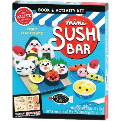 745214 Mini Sushi Bar (Paperback, Contains 1 Paperback / Softback And 1 Other Merchandise) By Editors Of Klutz