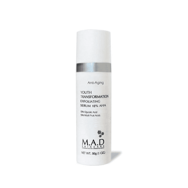 M.A.D Youth Trans.exfol Serum 10% Aha 30g 