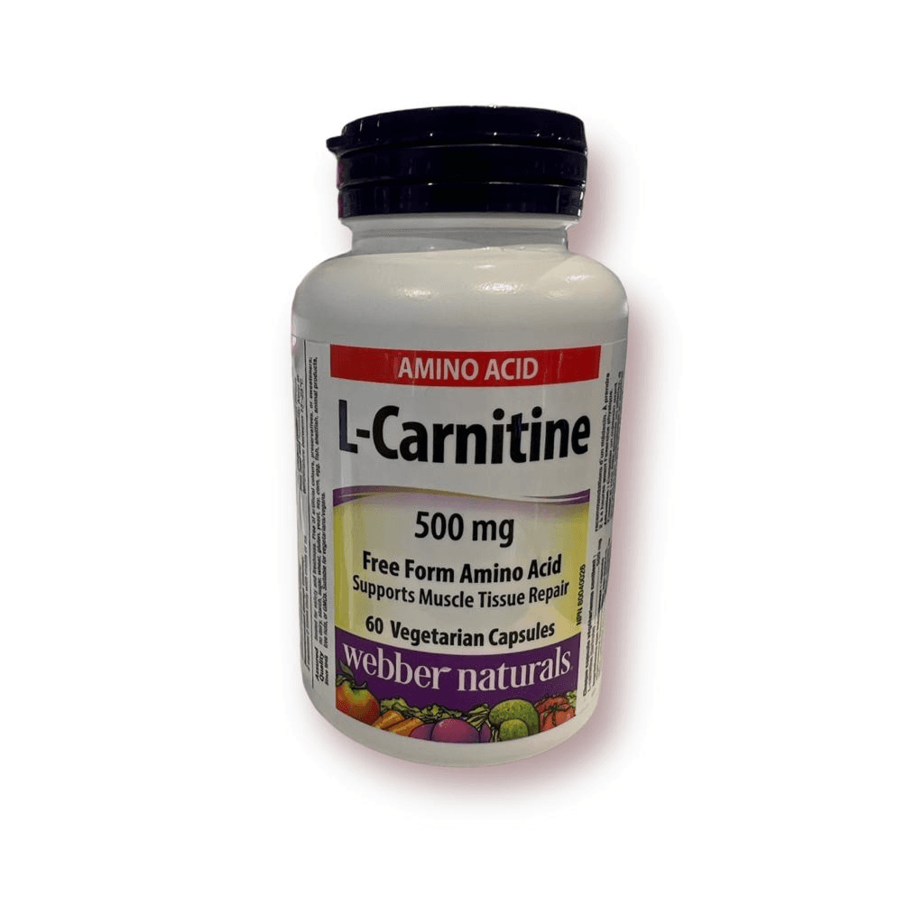 Webber Natural L Carnitine 500Mg Cap 60S