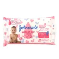 Johnson's Gentle All Over Wipes 20 Pieces