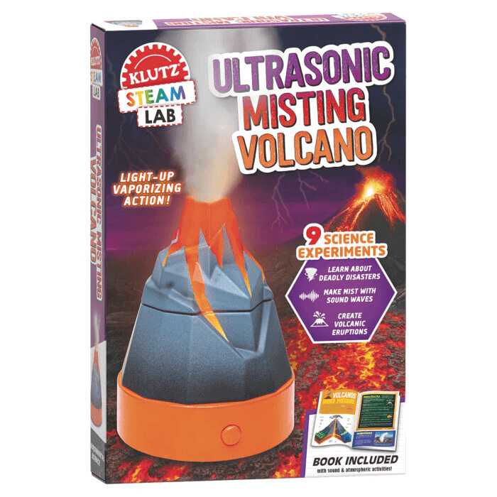 775457 Ultrasonic Misting Volcano (Klutz: Steam Lab) (Novelty Book / Other) Summary By Klutz