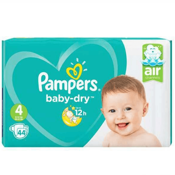 Pampers Baby Dry Size 4 Diapers 44 Pieces