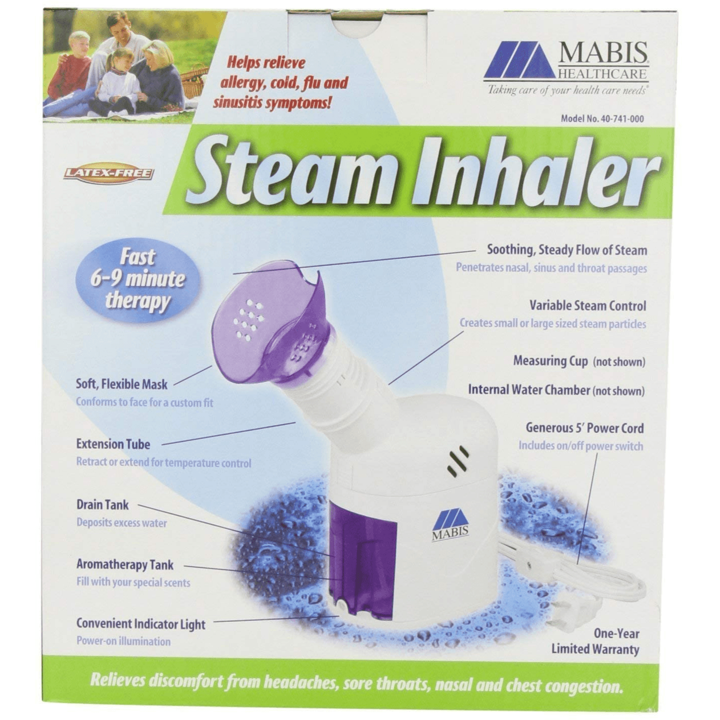 Mabis Steam Inhaler