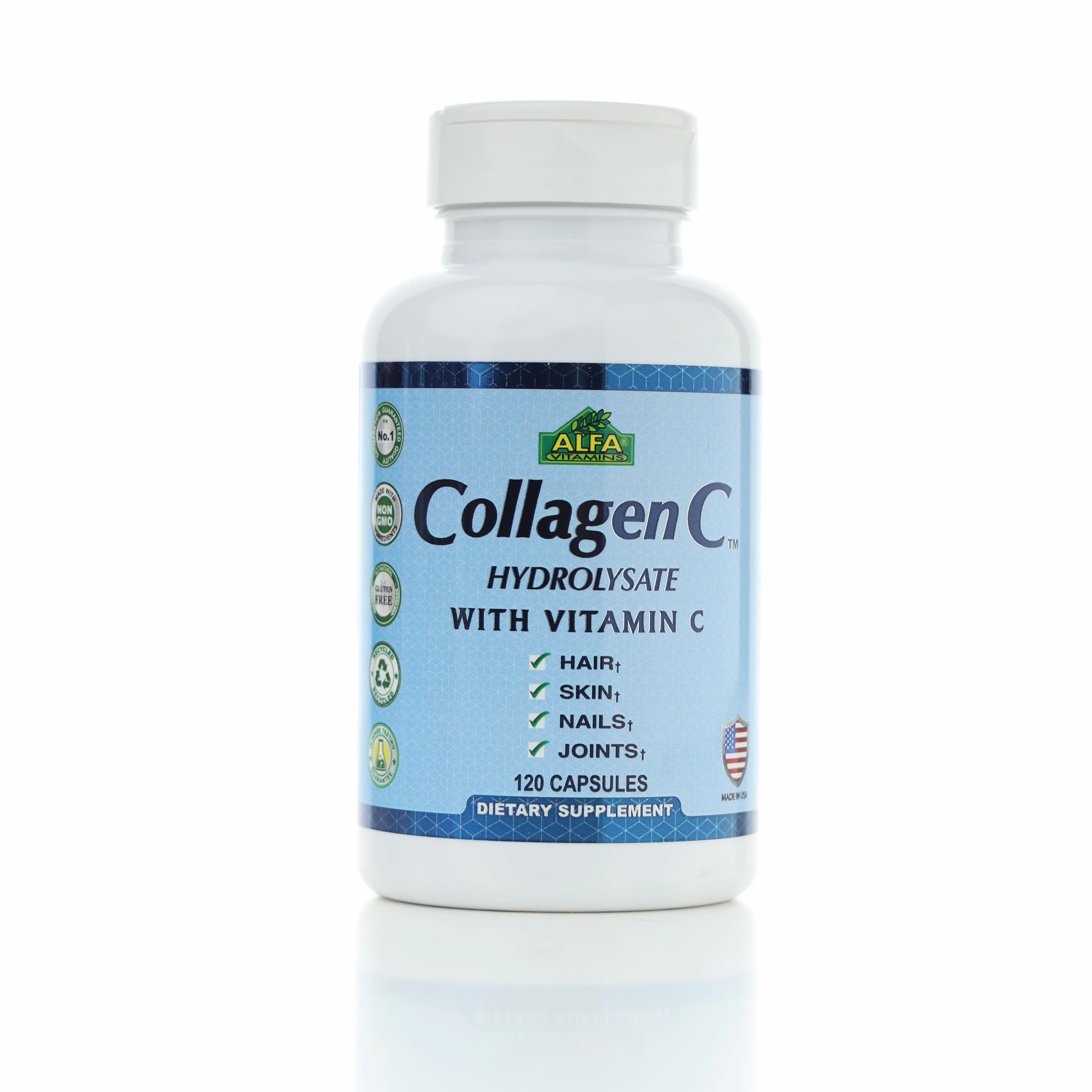 Alfa Collagen C with Vitamin C 120's