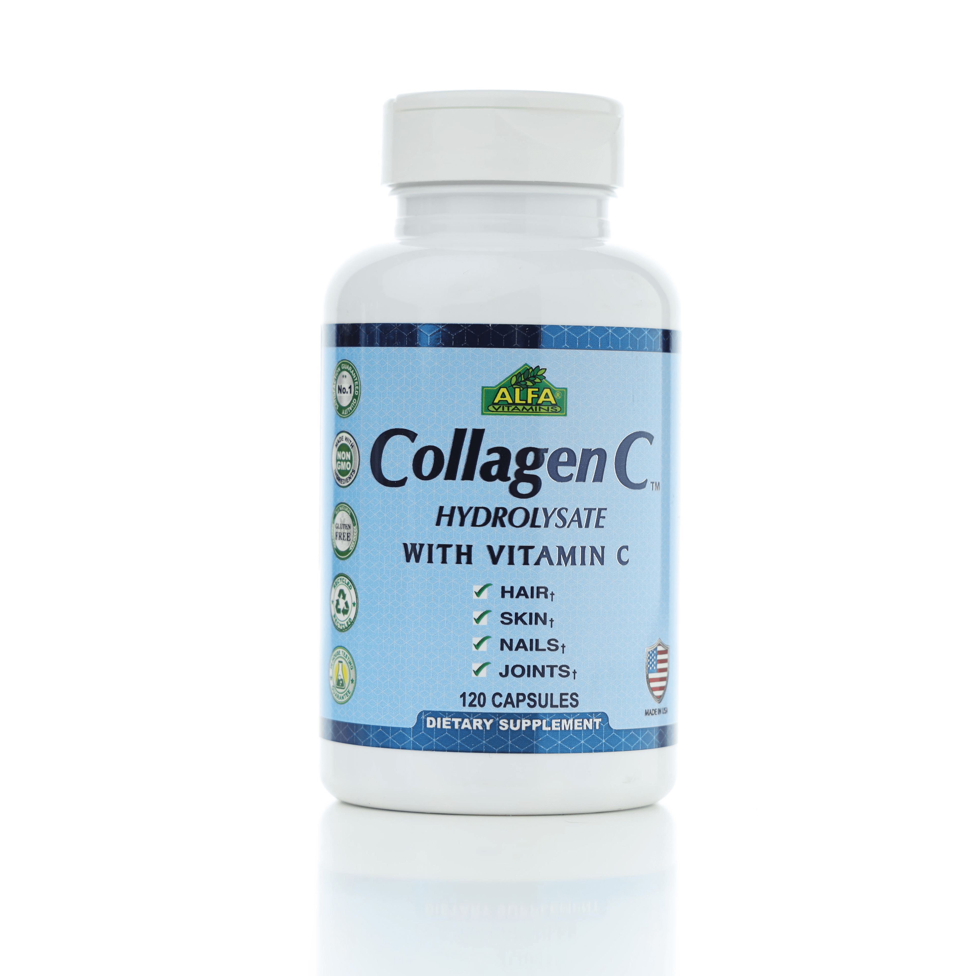 Alfa Collagen C with Vitamin C 120's