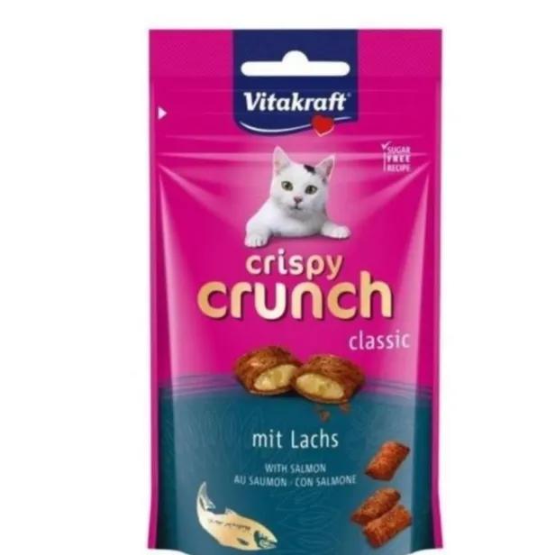 Vitakraft Cat Treat Crispy Crunch Classic With Salmon 60g