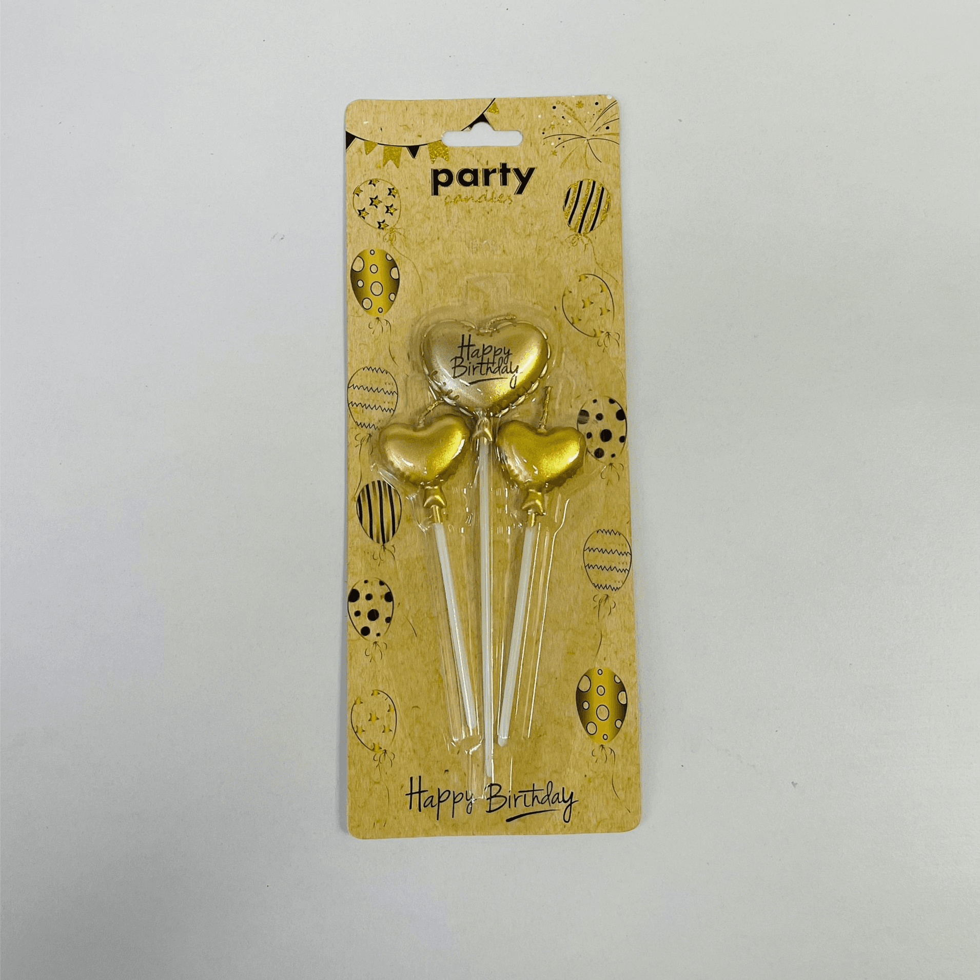 Gold Heart Candle