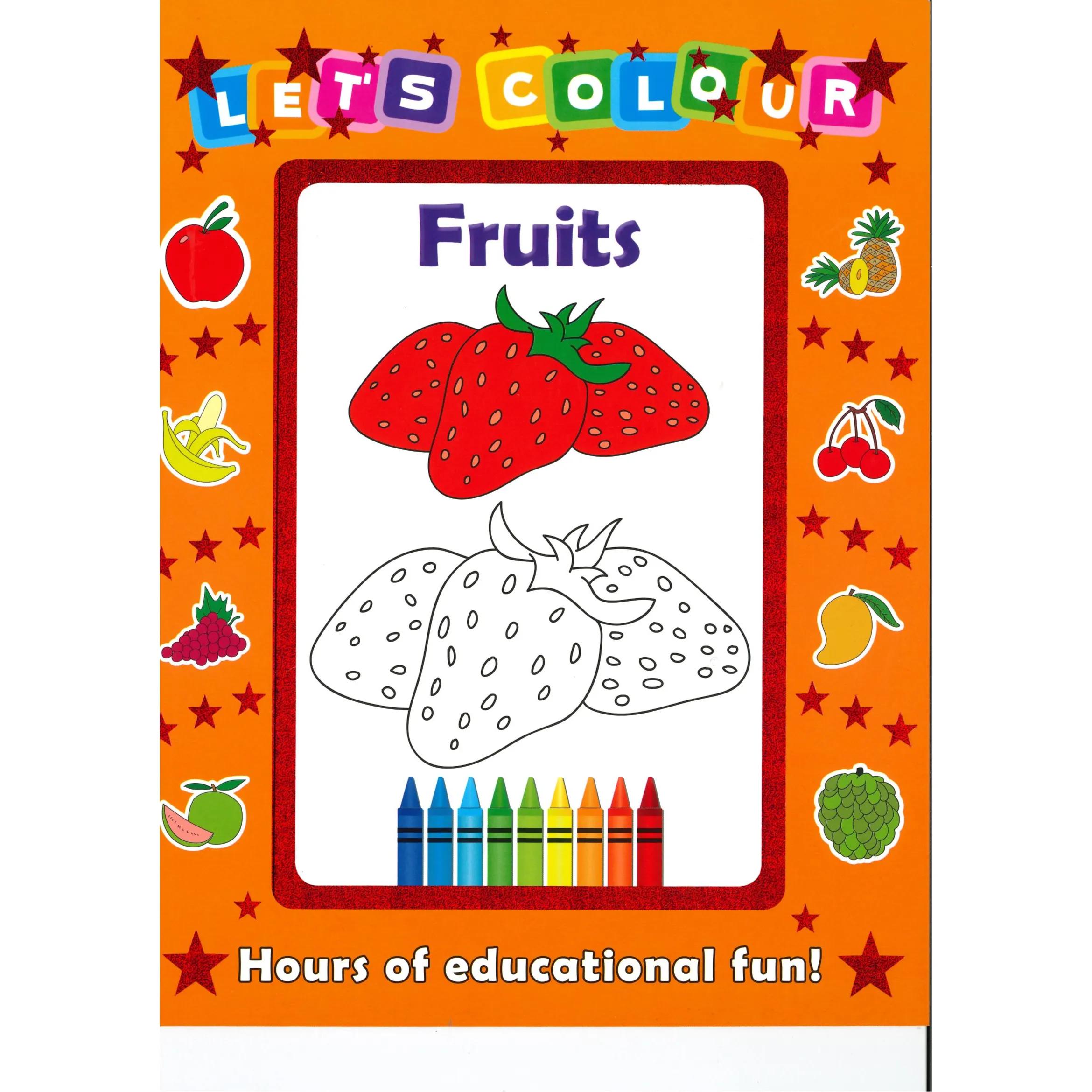 Fruits Coloring Book