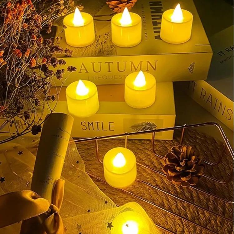 6 Pieces Candle Design Night Light