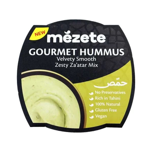 Mezete Hummus Gourmet Zesty Zaatar 215gm