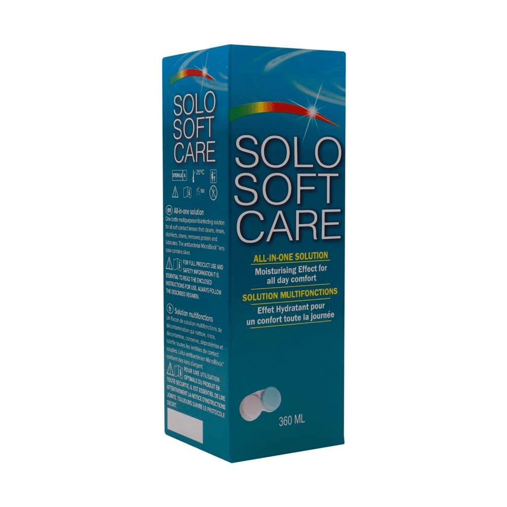 Solo Soft Care Aqua Lenses Solution 360 Ml