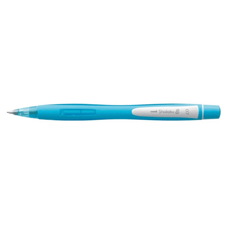 Uniball Shalaku Mechanical Pencil With Eraser 0.7mm, Blue Light - 662