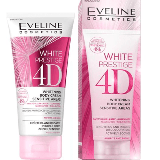 Eveline White Prestige 4D White Body Cream Sensitive Areas 100 ml