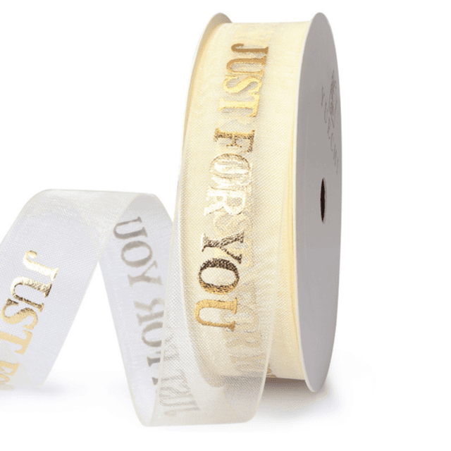 Just For You Organza Ribbon