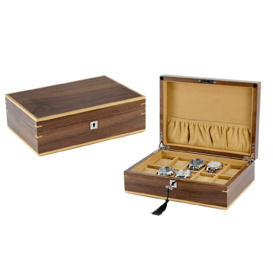 10 Slots Wooden Watch Box