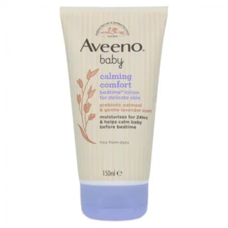 Aveeno Baby Calming Comfort bedtime lotion for delicate skin with Oatmeal & gentle lavender scent 150ml