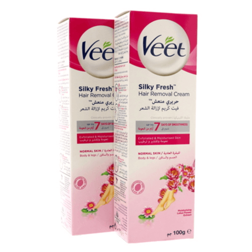 Veet Silky Fresh Hair Removal Cream Normal Skin 100G