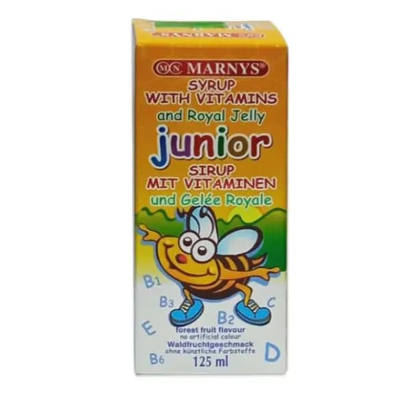 Marnys Junior Syrup With Vitamins and Royal Jelly 125ml