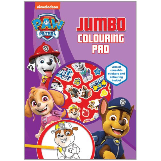 Alligator Paw Patrol Jumbo Colouring Pad