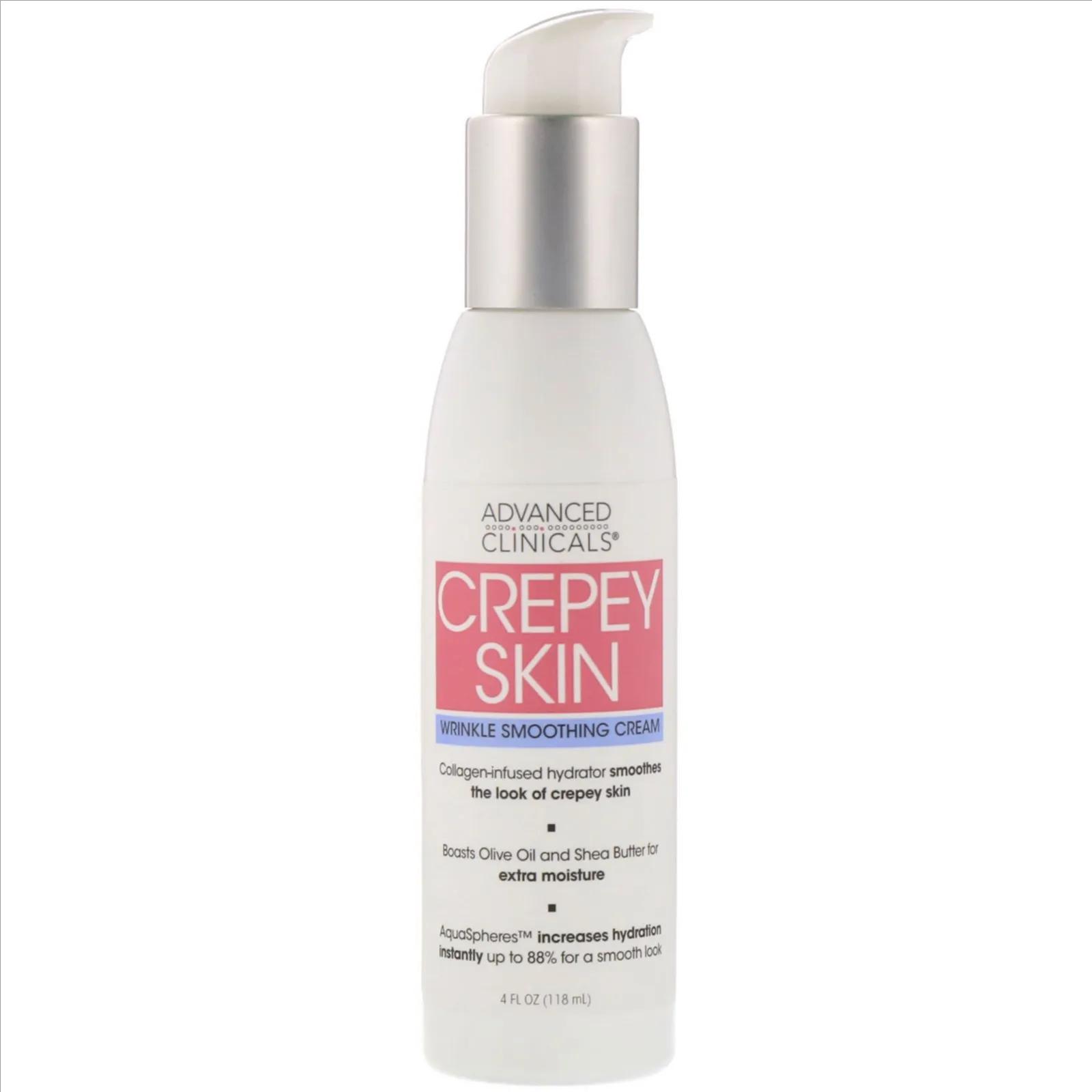 Advanced Clinicals Crepey Skin Wrinkle Smoothing Cream