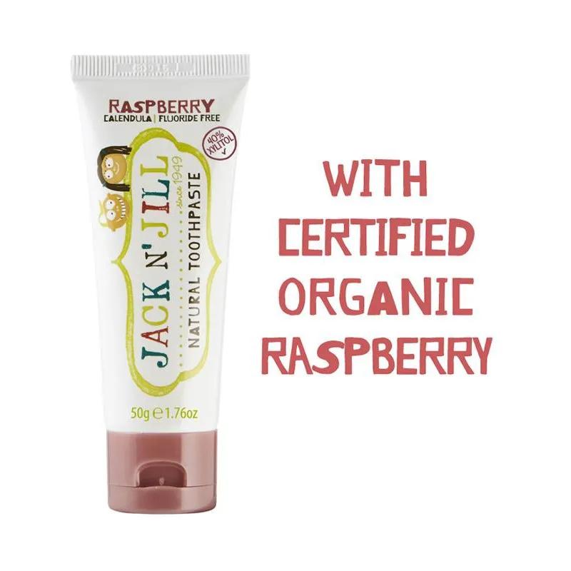 Jack N' Jill Natural Toothpaste Raspberry Flavor 50g