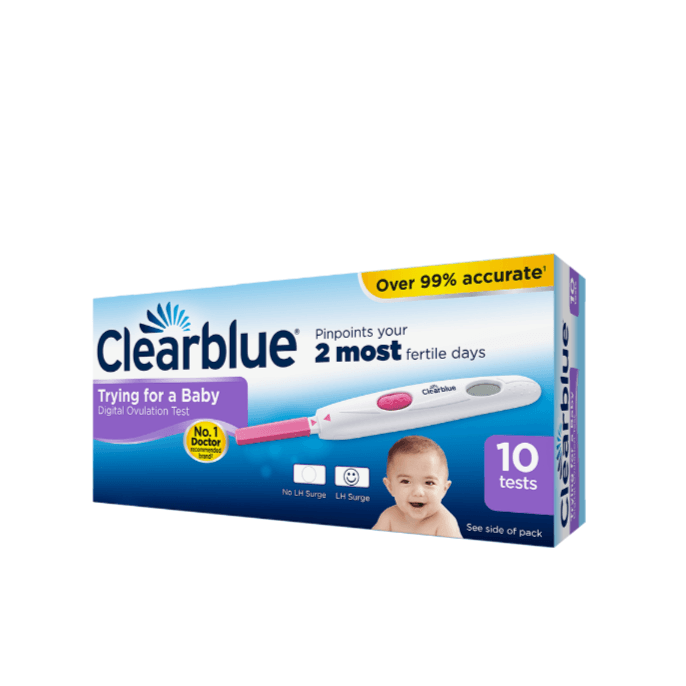 Clear Blue Digital Ovulation Test 10 Pieces