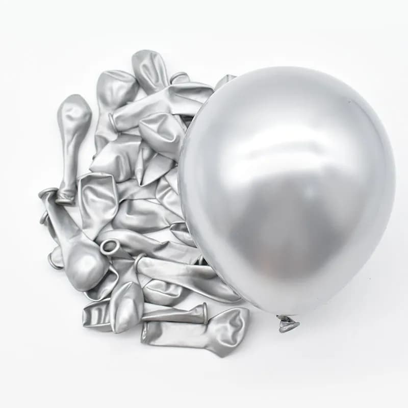 Silver Balloon Helium 12cm