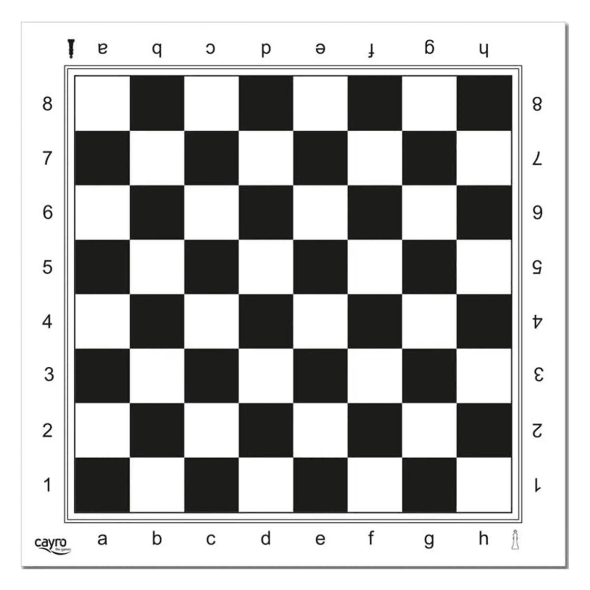 Cayro Plastic Professional Chess Game Board (GSYW54)