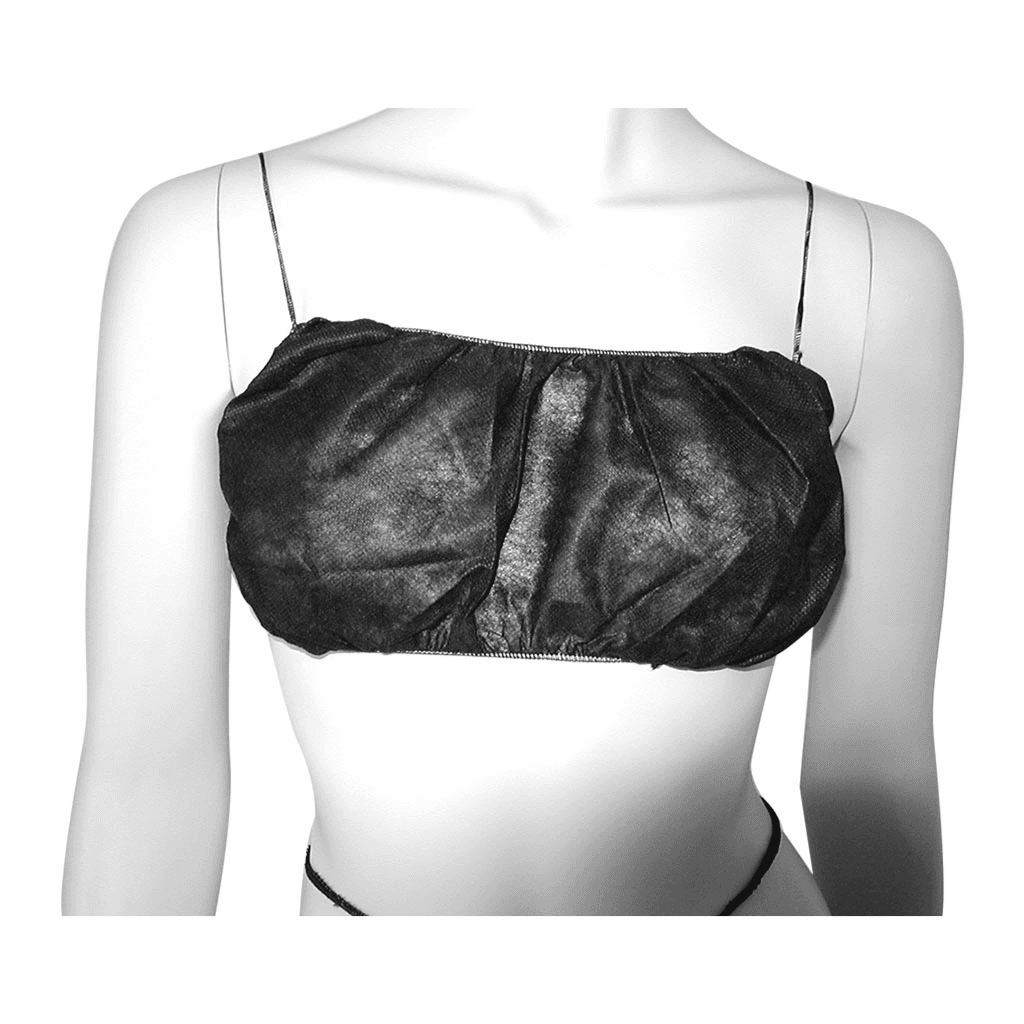 Peggy Sage Disposable Bra, Black X 6