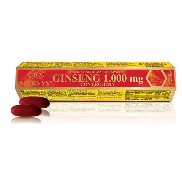 Marny's Ginseng 1.000 Mg Capsules 30's