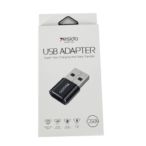 Yesido USB Adapter Fast Charging Data Transfer GS09