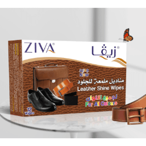 Ziva Leather Shine Wipes 12 Sachets    (Buy 2 Get 1 Free)