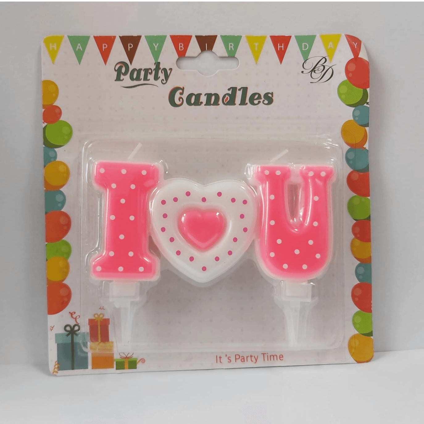 I Love You Candle