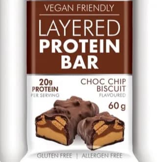 Youthful Living-Protein Layered Bar Choc Chip Biscuit 60G