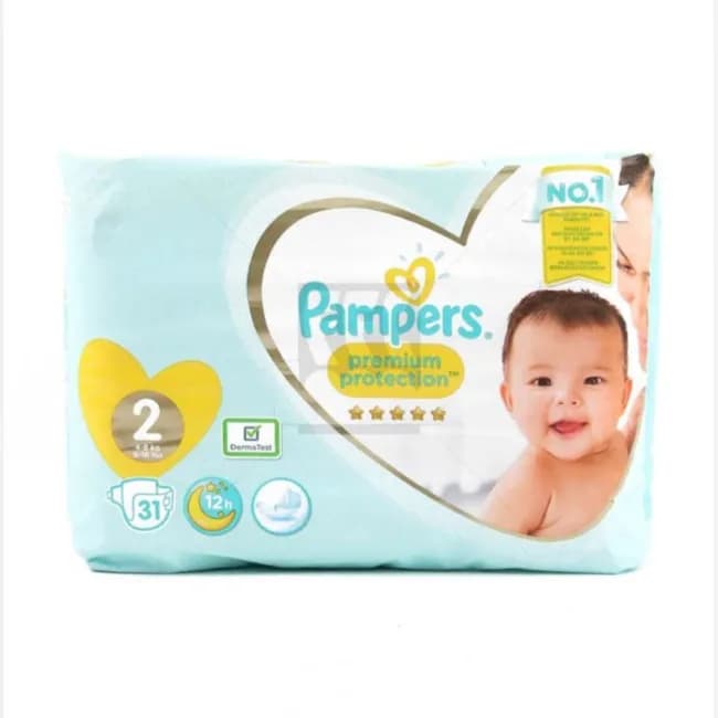 Pampers Size 2 Premium Protection 31 Pieces