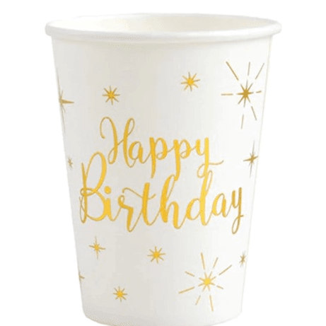 Birthday Party Paper Cup Five Pieces Assorted