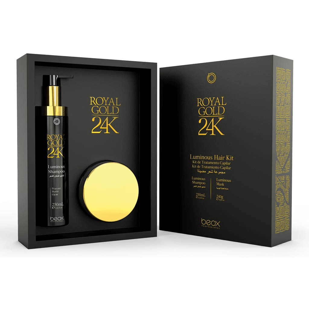 Beox :24k Luminous Home Care Set- Shampoo & Mask