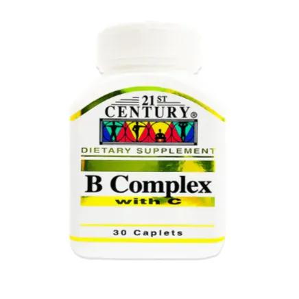 21st Century B Complex With Vitamin C 30 Caplets