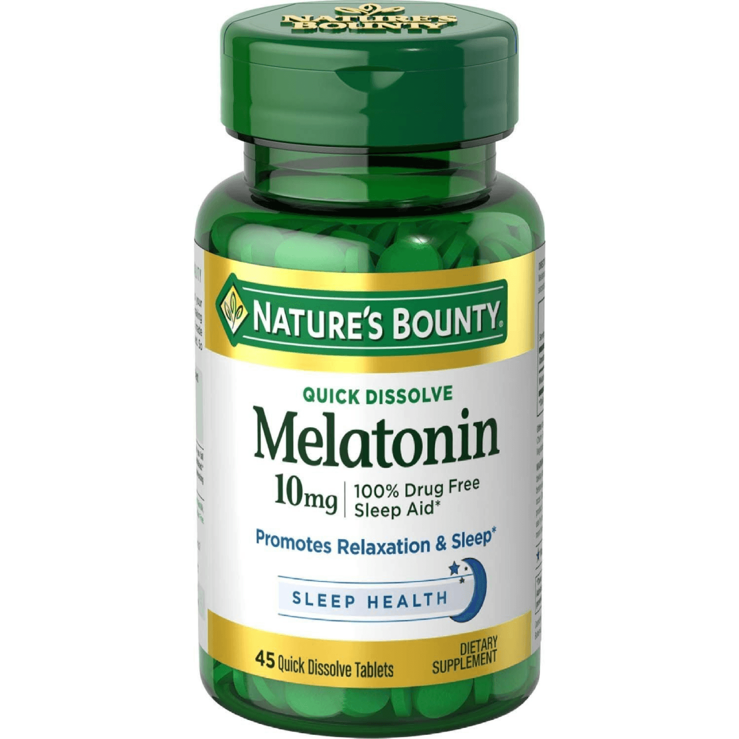 Nature Bounty Melatonin 10mg Tablet 45's