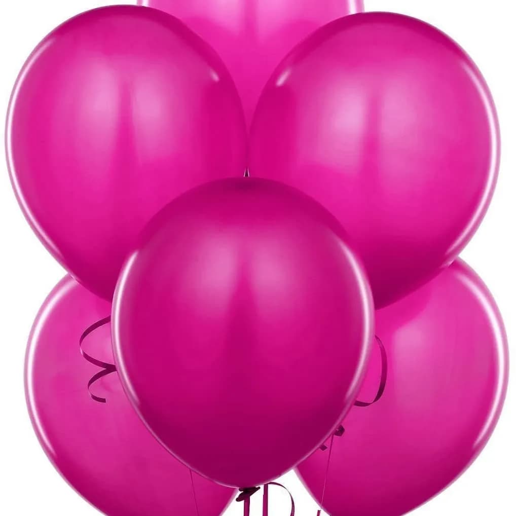 Metallic Fuchsia Balloon