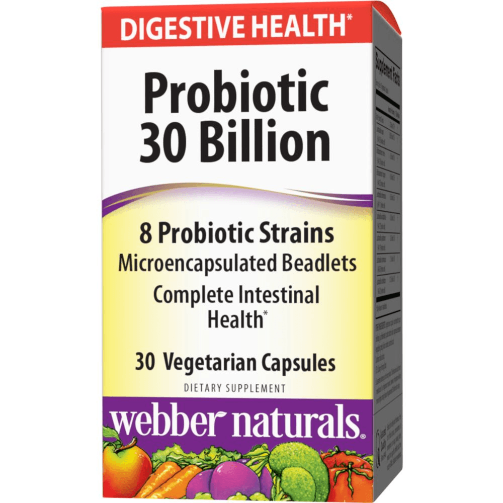 Webber Naturals Probiotic 30 Billion Cap 30's
