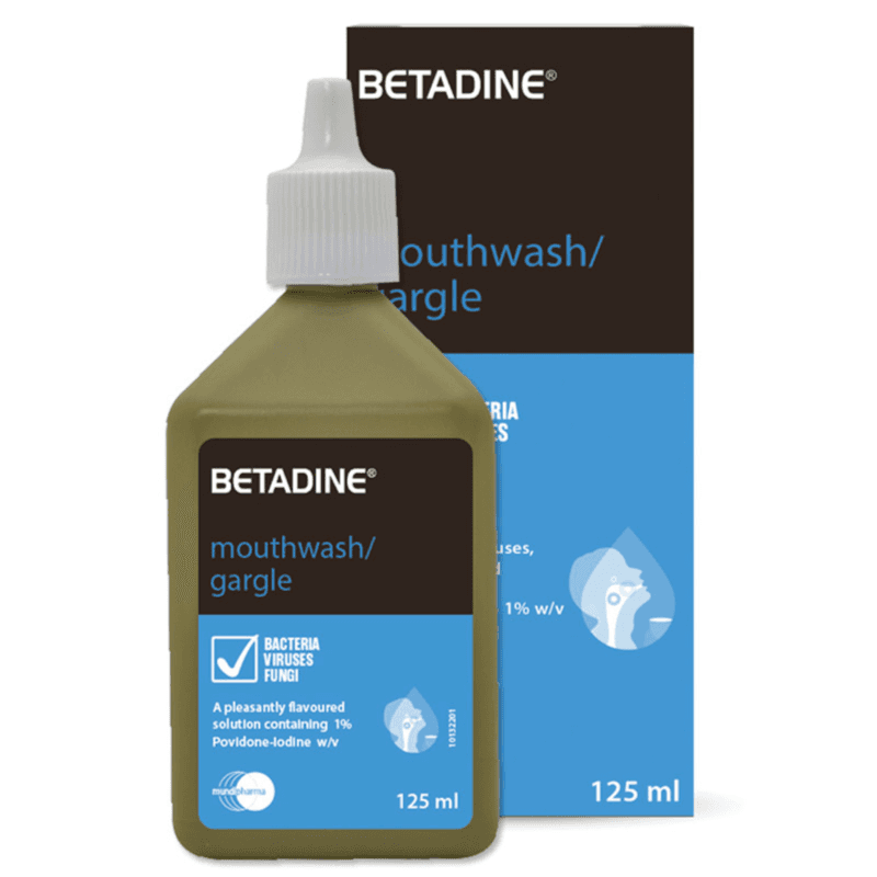 Betadine Mouthwash Gargle 125ml