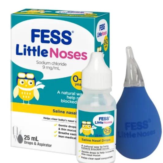 Fess Littile Nose Drops+ Aspirator